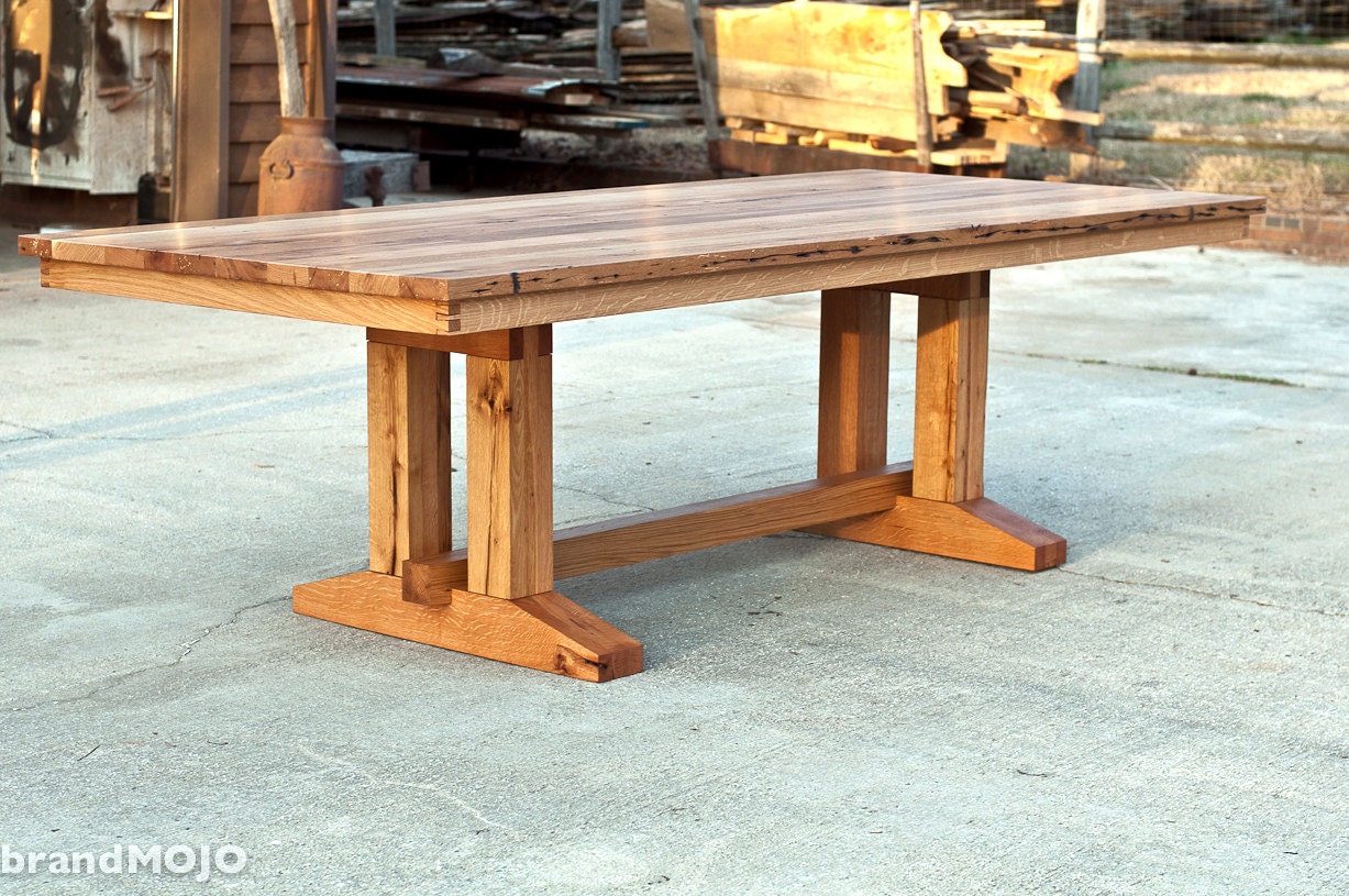 Barnwood Dining Table - Reclaimed Wood Table - Custom Furniture