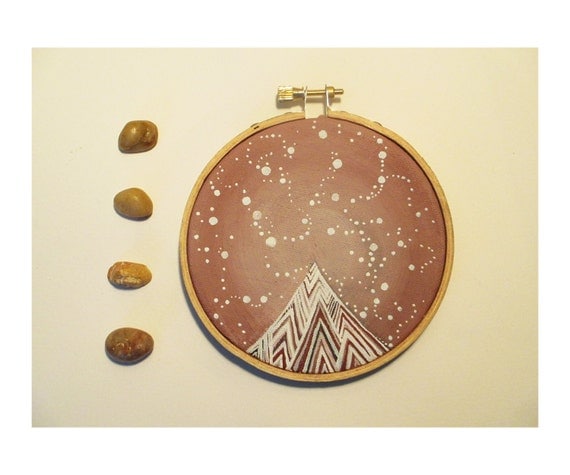Polaris and the Elk Mountains-original painting