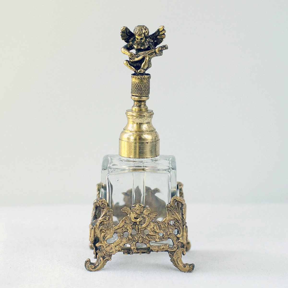 Vintage Globe Brand Perfume Bottle with Dauber