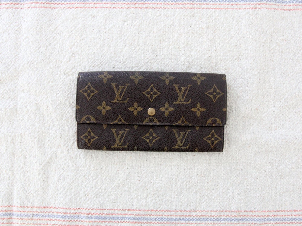 Vintage Louis Vuitton Wallet / Tresor Wallet by 86Vintage86
