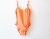 Vintage orange one piece swimsuit
