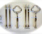 2 x 3 tier Cake Stand Fittings Handles your choice of style in Gold or Silver
