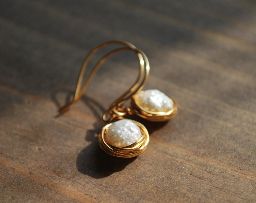 Pearl earrings - Pearl Earings - Freshwater pearls - Pearl jewelry