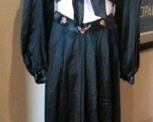 1940s Wide Pants and Bolero set in sateen - Mint