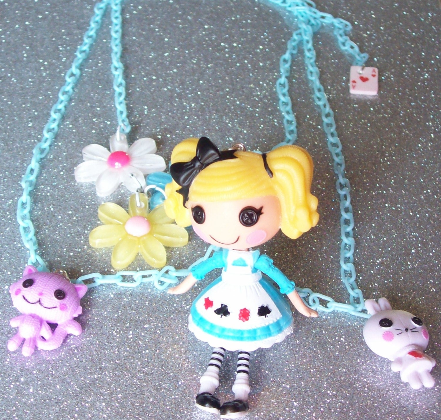 Lalaloopsy Alice in Wonderland Charm Necklace