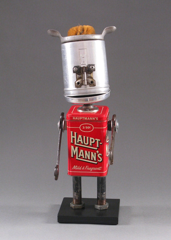 Found Object ROBOT SCULPTURE - Snackdown