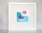 Abstract art print - Small Glicee print from original oil painting - No.17