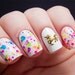 NEW--Clowning Around:  Custom-Blended NEON Glitter Nail Polish / Lacquer