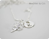 Four Leaf Clover Sterling Silver -Shamrock Necklace Good Luck - Lucky Clover Jewelry - St. Patrick's Day