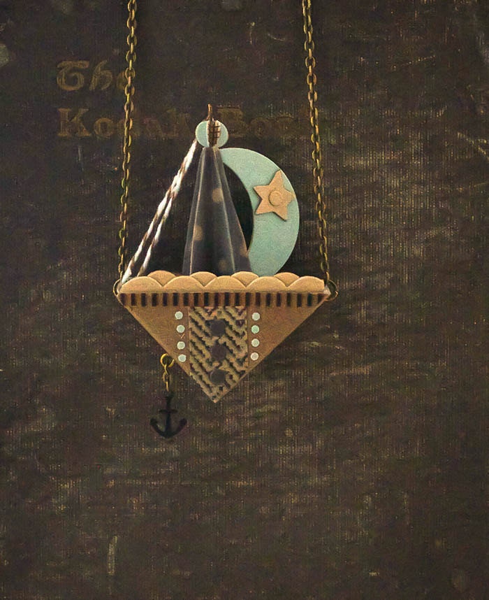Sailboat Necklace With Anchor