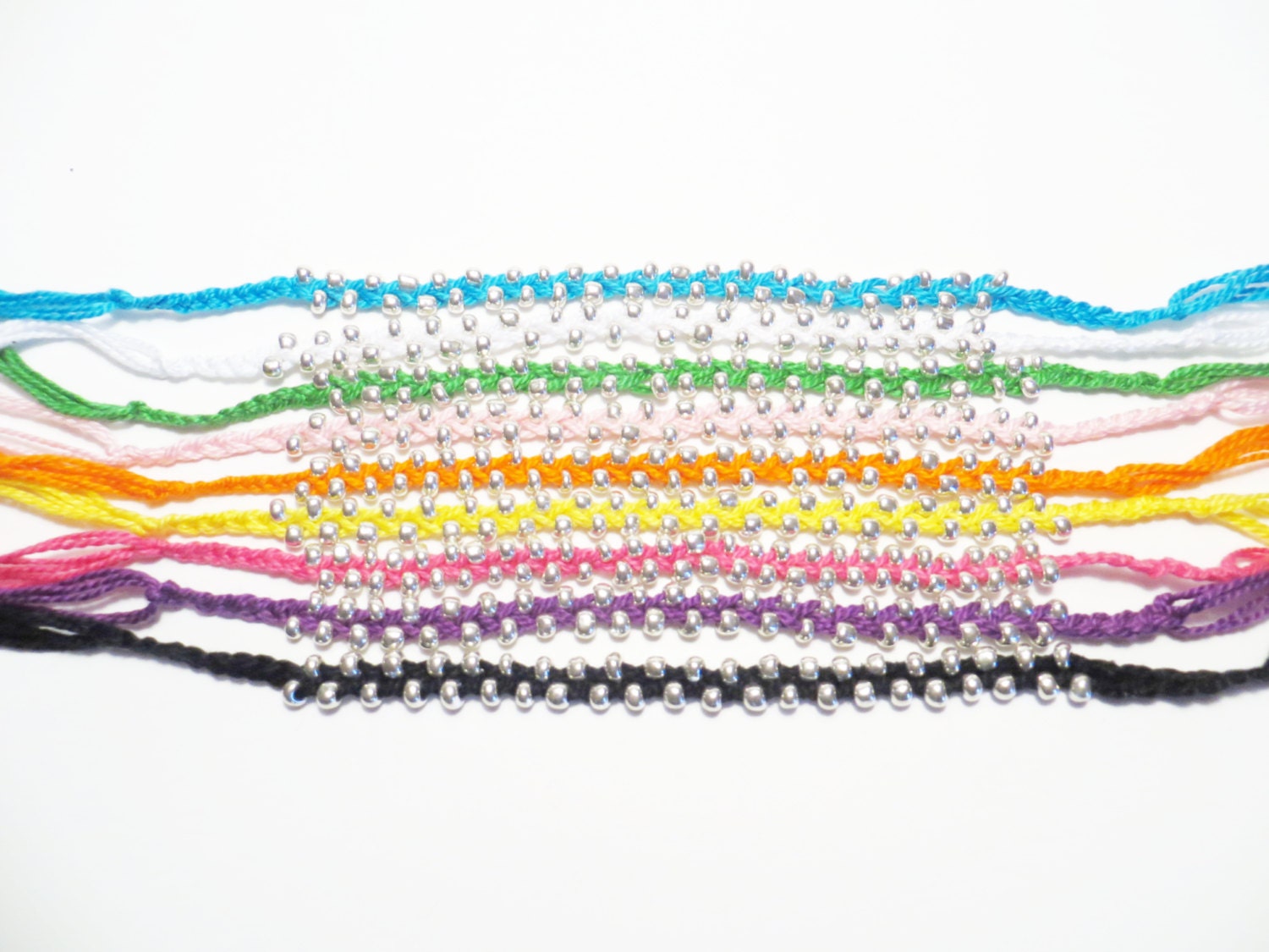 ON SALE: 3 Gold/Silver Braided Friendship Bracelet - Arm party, Arm Candy, Stacking Bracelet (Pick 3)