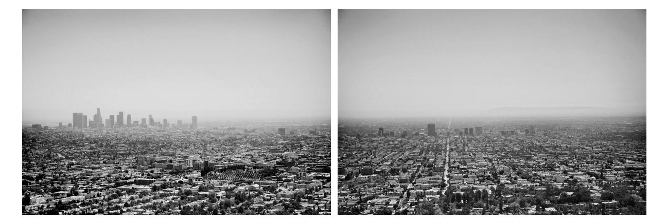 Hello LA Diptych - Urban - City - Landscape Photography - Los Angeles - Original Fine Art Photography