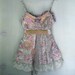 Syren-  romantic embroidered and beaded top, with vintage lace, dreamy delicate textil art collage