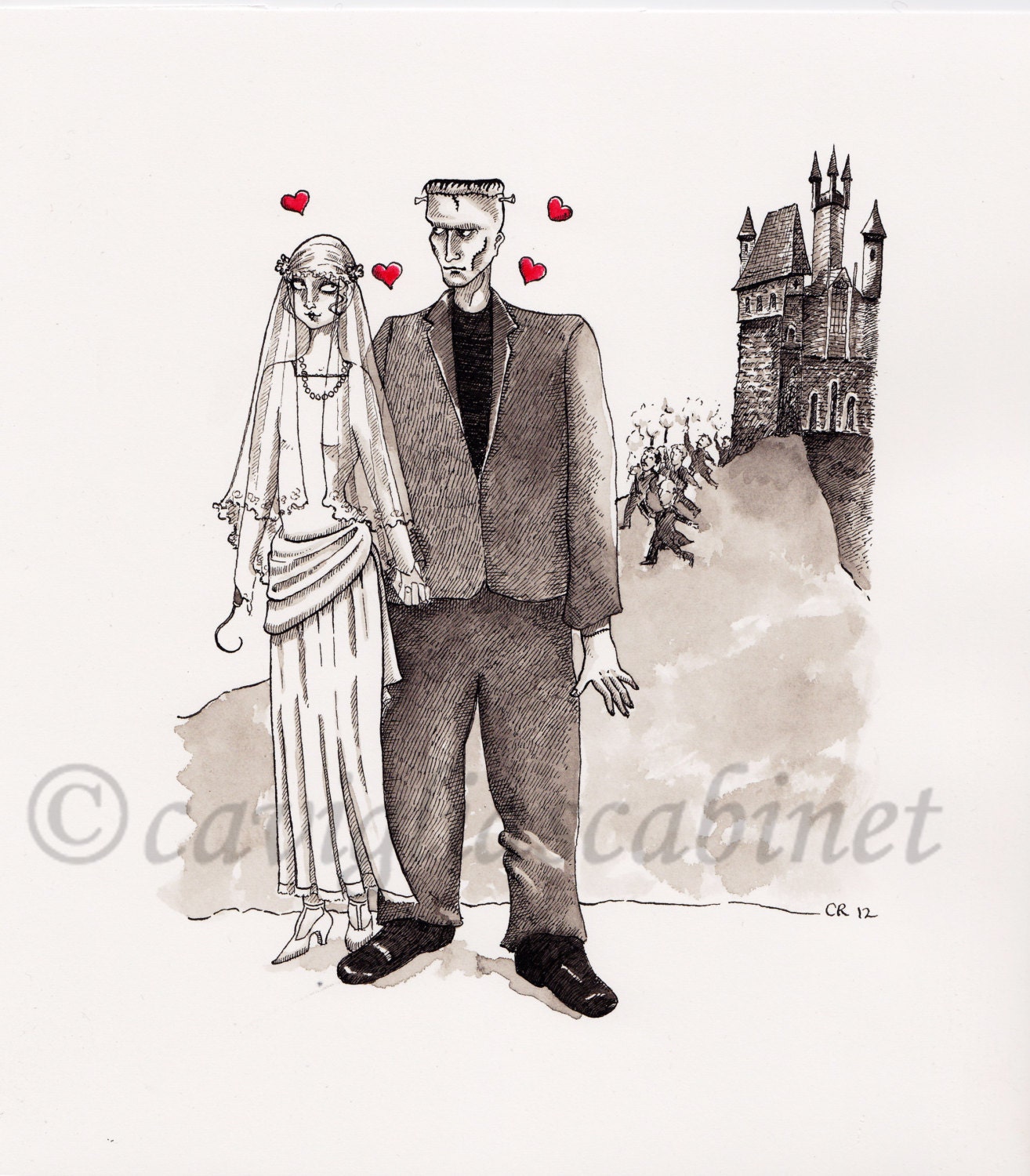 Frankenstein Romance - CARD