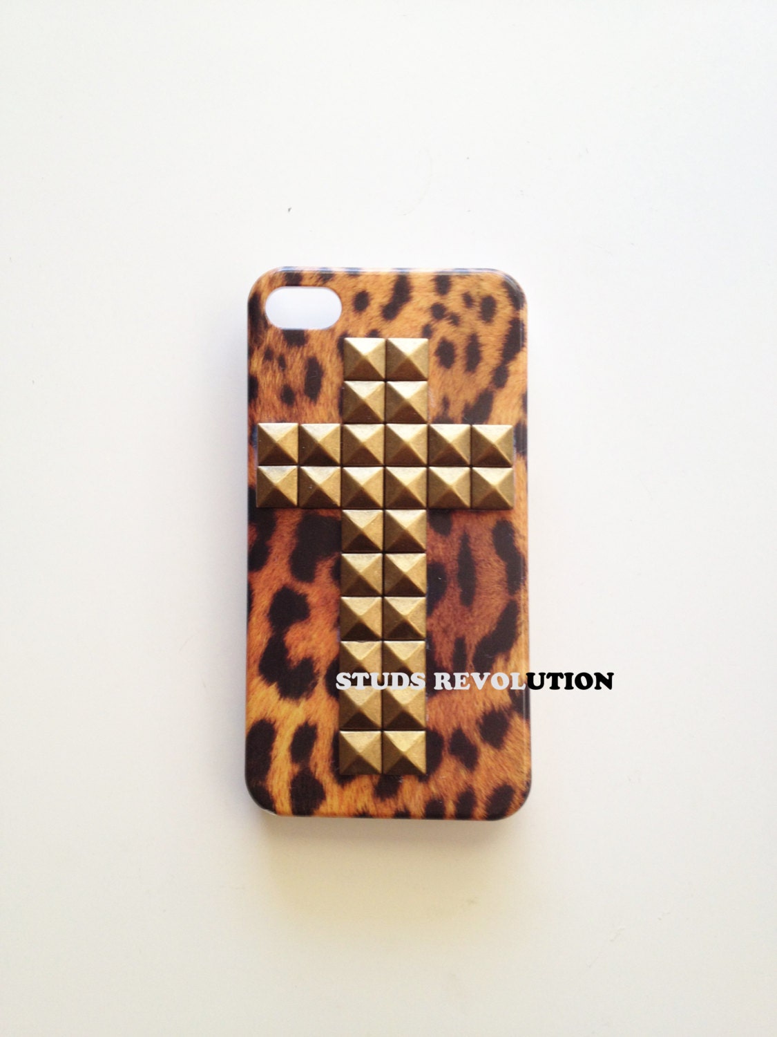 lepoard iPhone 4 case-iphone4s cases-stud cross apple 4s covers/back 4g I phone cover