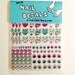 3 BAD KITTIES nail decals