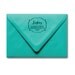 Return Address Stamp - Personalized 2" x 2" Calligraphy - Wood Handle - Wedding - Housewarming Gift