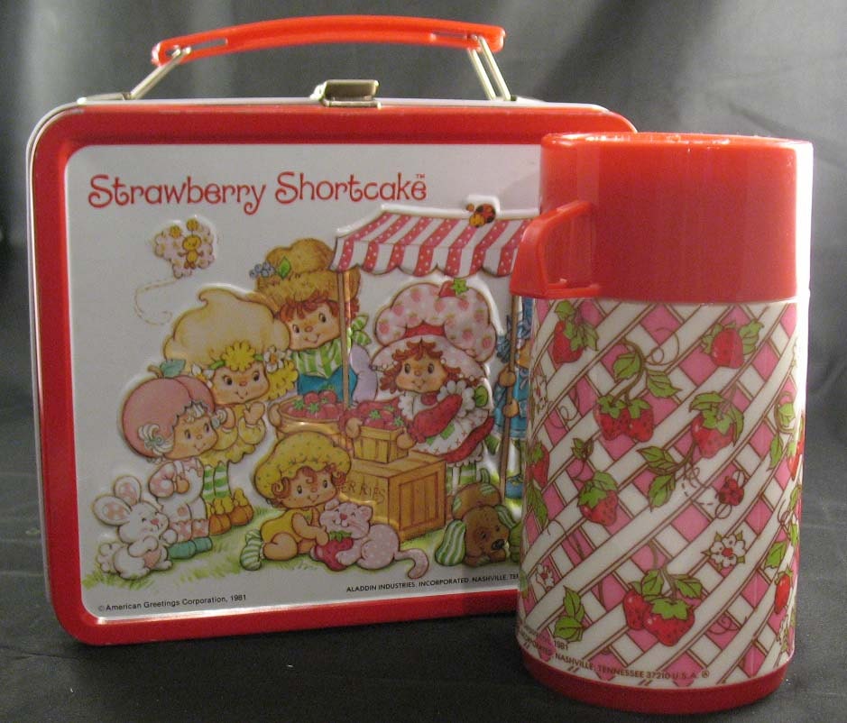 Vintage Strawberry Shortcake Lunchbox Lunch Box By AMemoryMaker