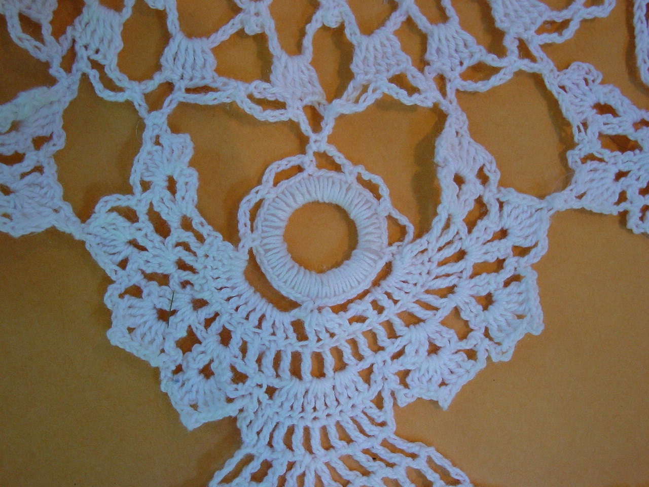 Poinsettia Angel Doily Crochet Pattern PDF by Maggiescrochet