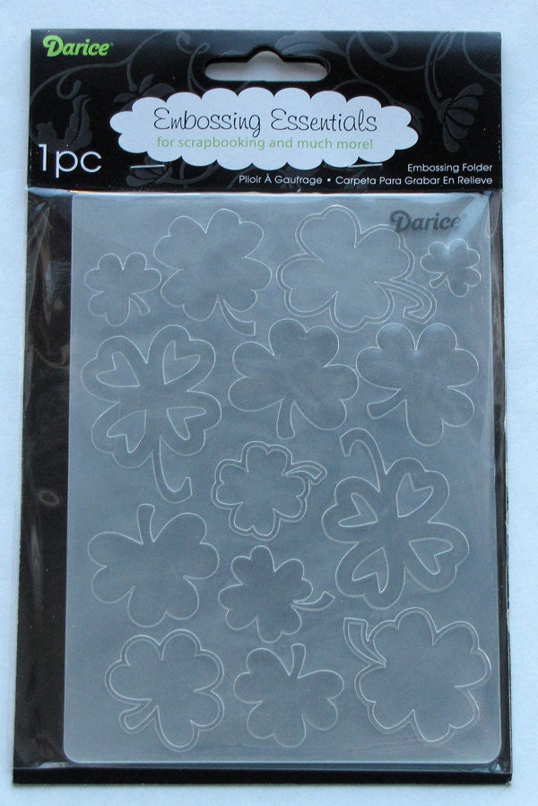 Darice St Patricks Day A2 Embossing Folder by catSCRAPPIN on Etsy
