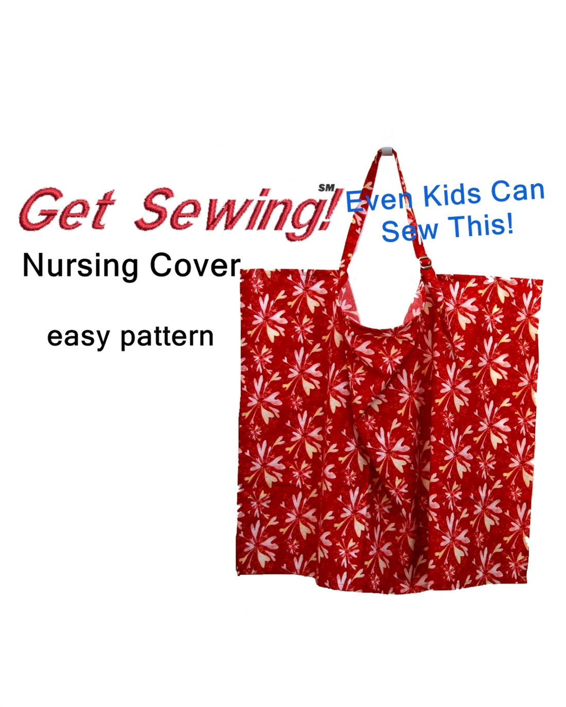Pattern NURSING COVER UP download Easy sewing pattern by GetSewing