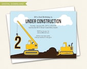 Under Construction - Custom Invitation - Digital Download Il_170x135