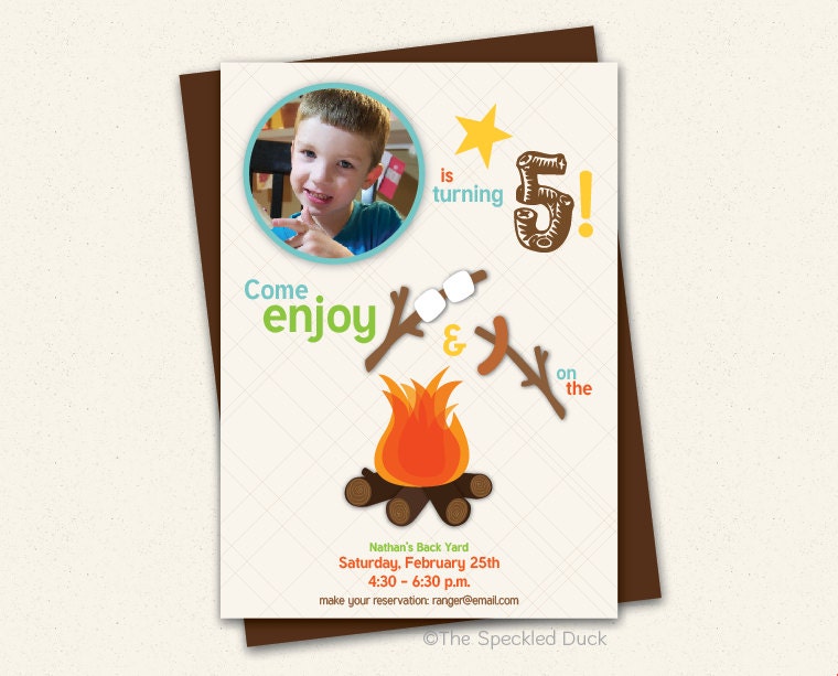 Get Campy - Camping Birthday Invitation Il_570xn