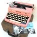 Layaway Payment for Anna-Professionally Serviced PINK 1950s Royal Typewriter and Carry Case and Owners Manual