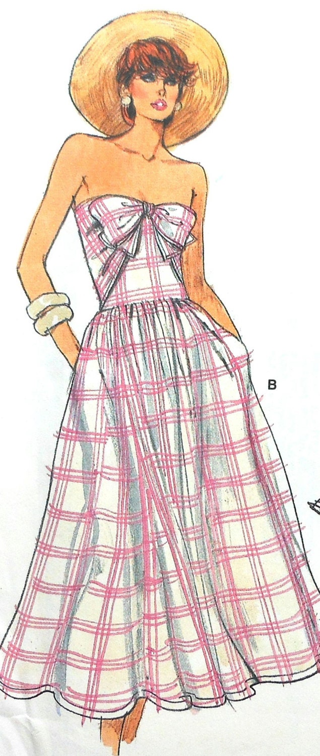 Vintage Vogue Sundress Sewing Pattern UNCUT by latenightcoffee