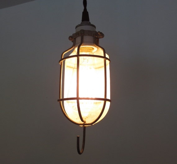 Industrial Bulb Cage PENDANT Light