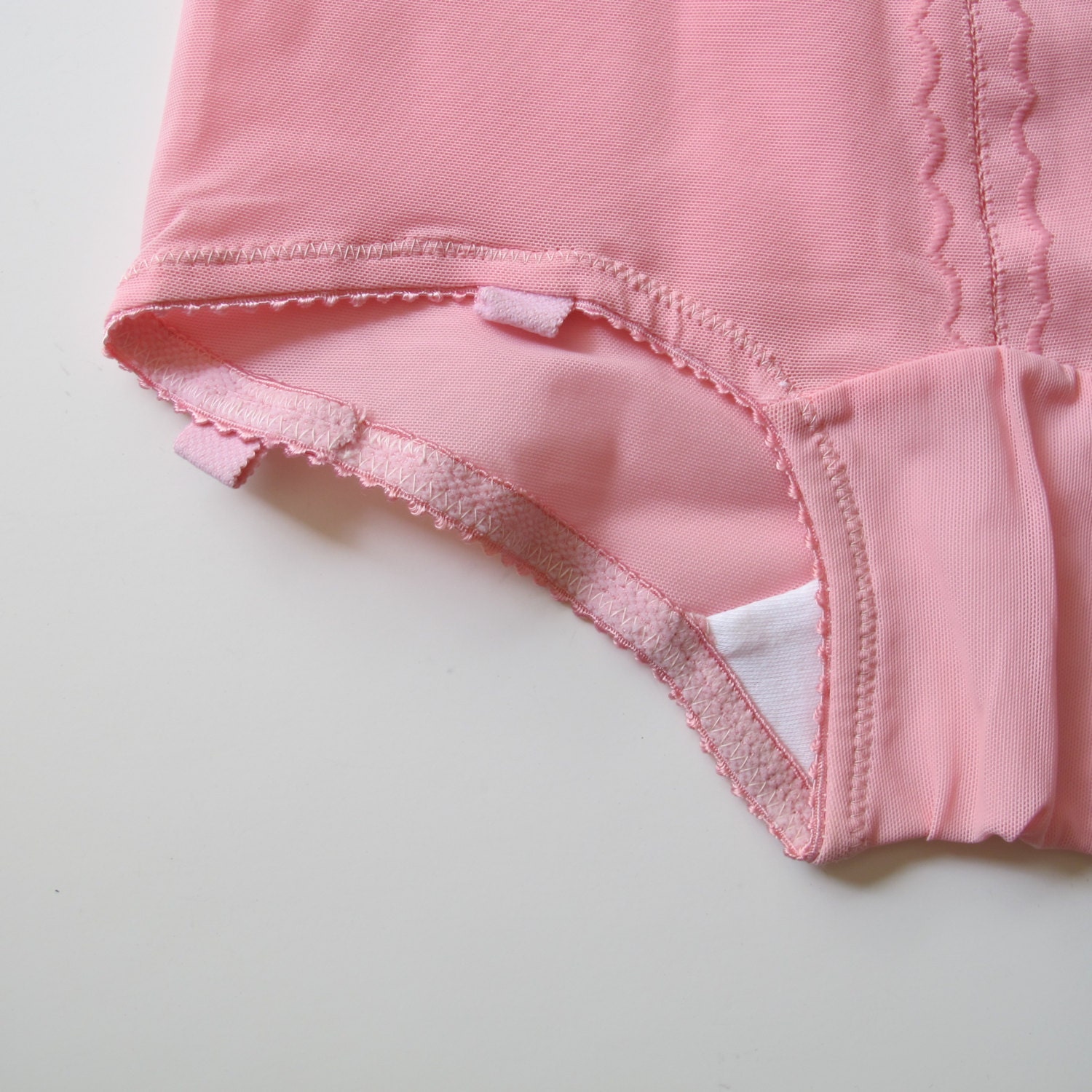 Vintage Pink Panty girdle with hooks size Small by BoudoirBarbie
