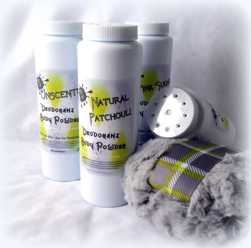 LAVENDER Body Powder 8 oz natural deodorant by BonnyBubbles