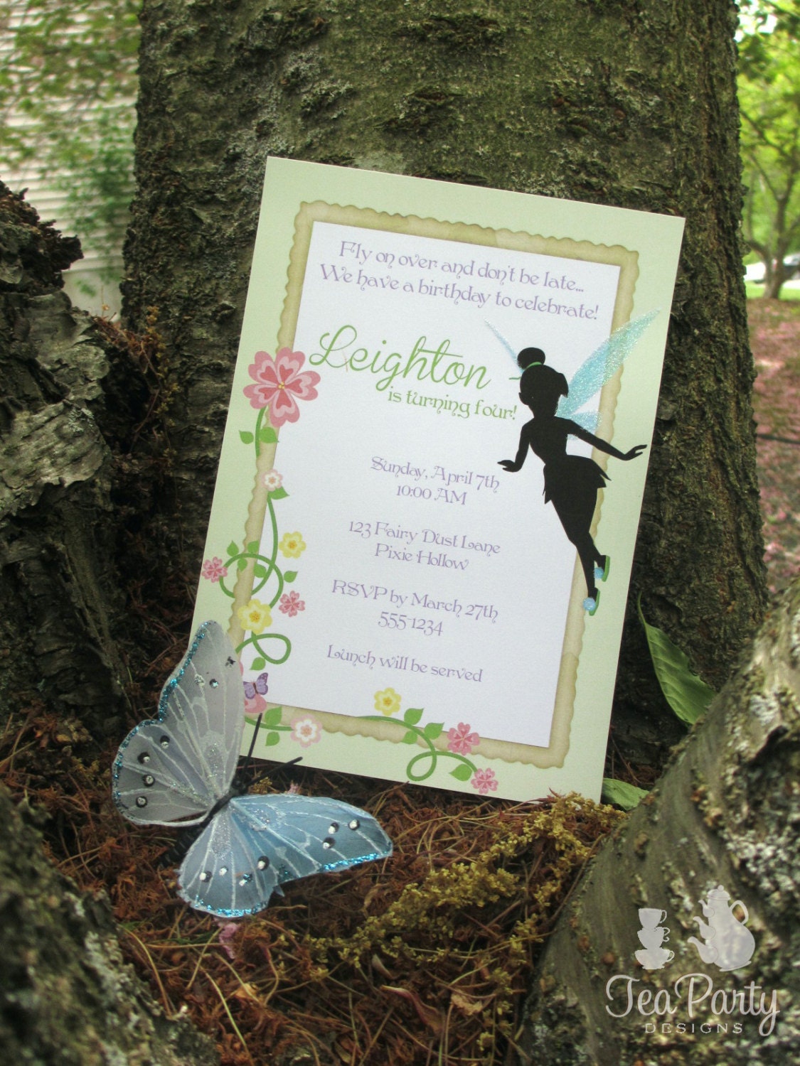 Garden Fairy...Customized Birthday Party Invitations Il_570xn