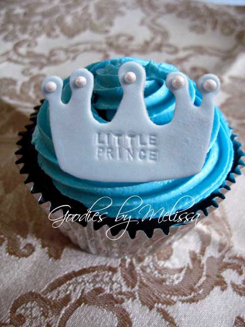 12 fondant little prince crowns (EDIBLE) Il_570xn