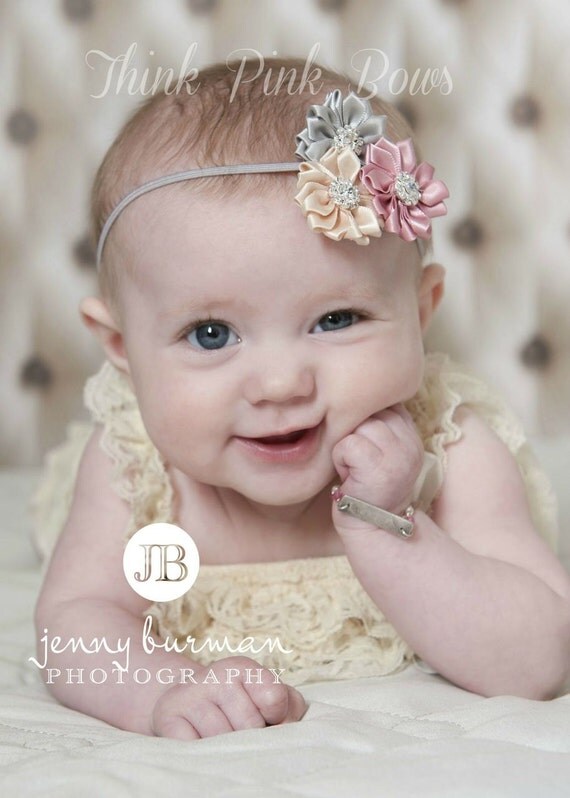 beautiful babies with headbands baby headbands baby headband newborn headband flower headband by beautiful babies with headbands baby headbands baby headband newborn headband flower headband by