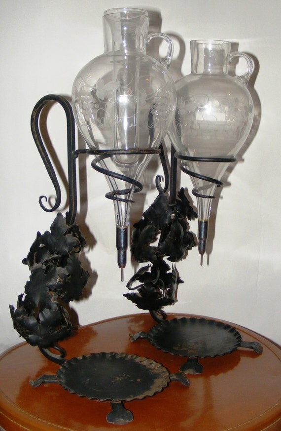 Wine Service Vintage 1960s Wine Dispenser Set by RecyclingTheBlues