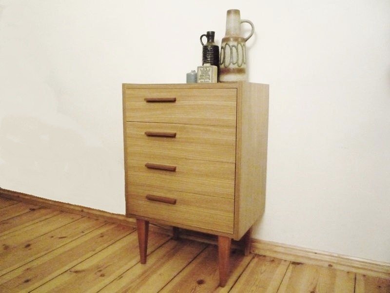Mid Century German Small Chest of Drawers
