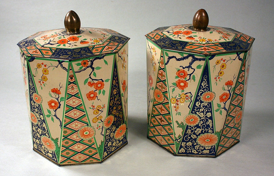 Vintage Decorative Cookie Tins From Holland By Gentlefinds On Etsy