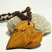 Driftwood Heart Pendant, Hemp Macrame Necklace with Handmade Drift Wood Button , Reclaimed Wood Eco Jewelry