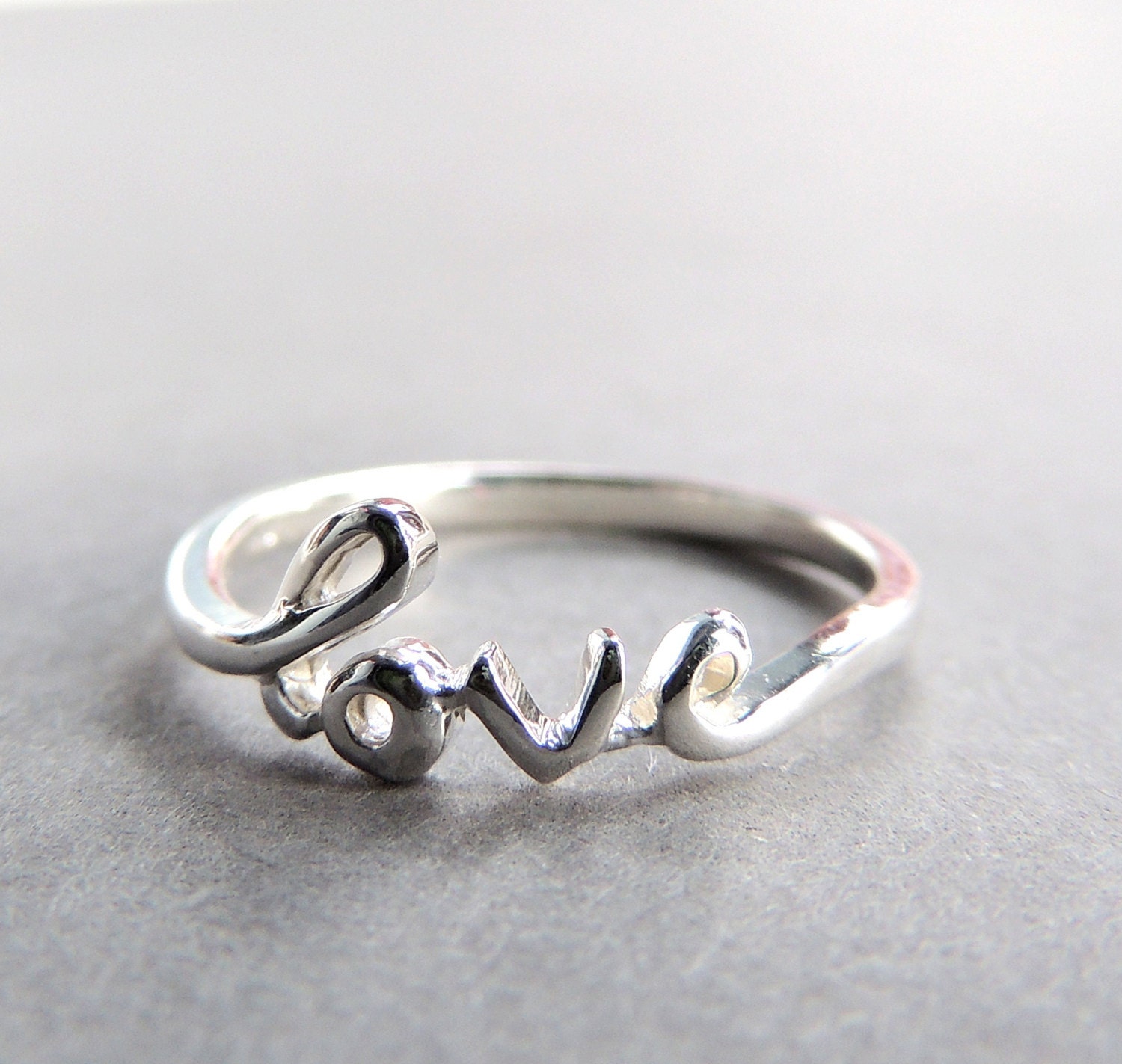 Silver Love Ring, Silver Jewelry, Silver Rings, Love Ring, Love ...