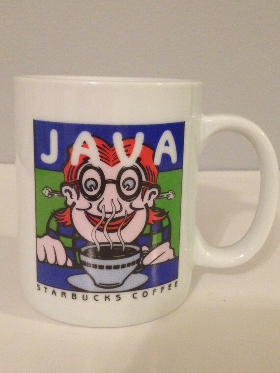 Mug by Vintage  Starbucks cup Etsy Java nostalgicchick on Cup starbucks vintage