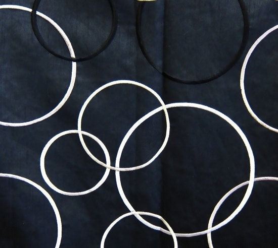 Upholstery Fabric Black and White Geometric Fabric