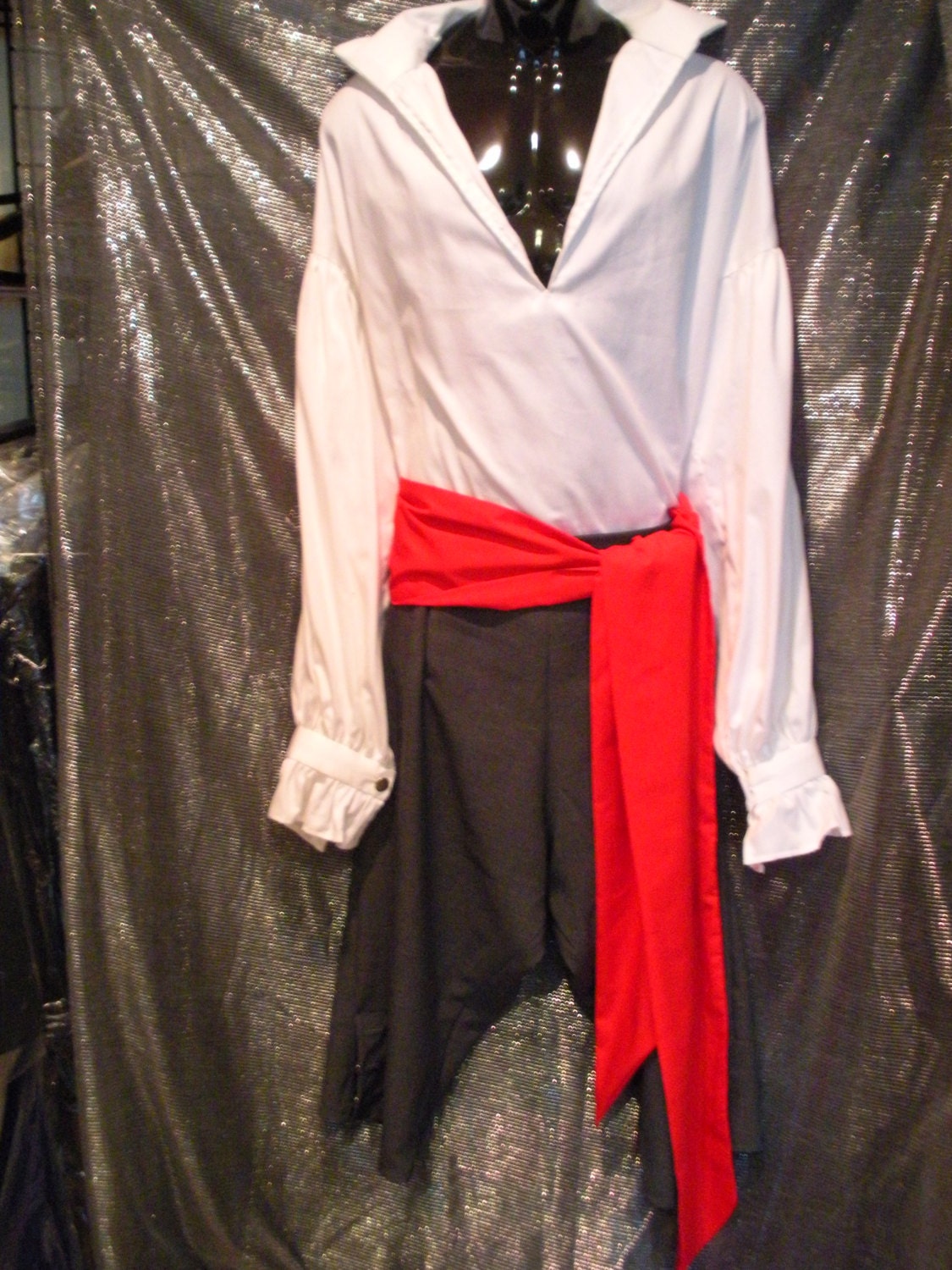 Items similar to Pirate Sash, Bright Red Cotton. Custom Orders