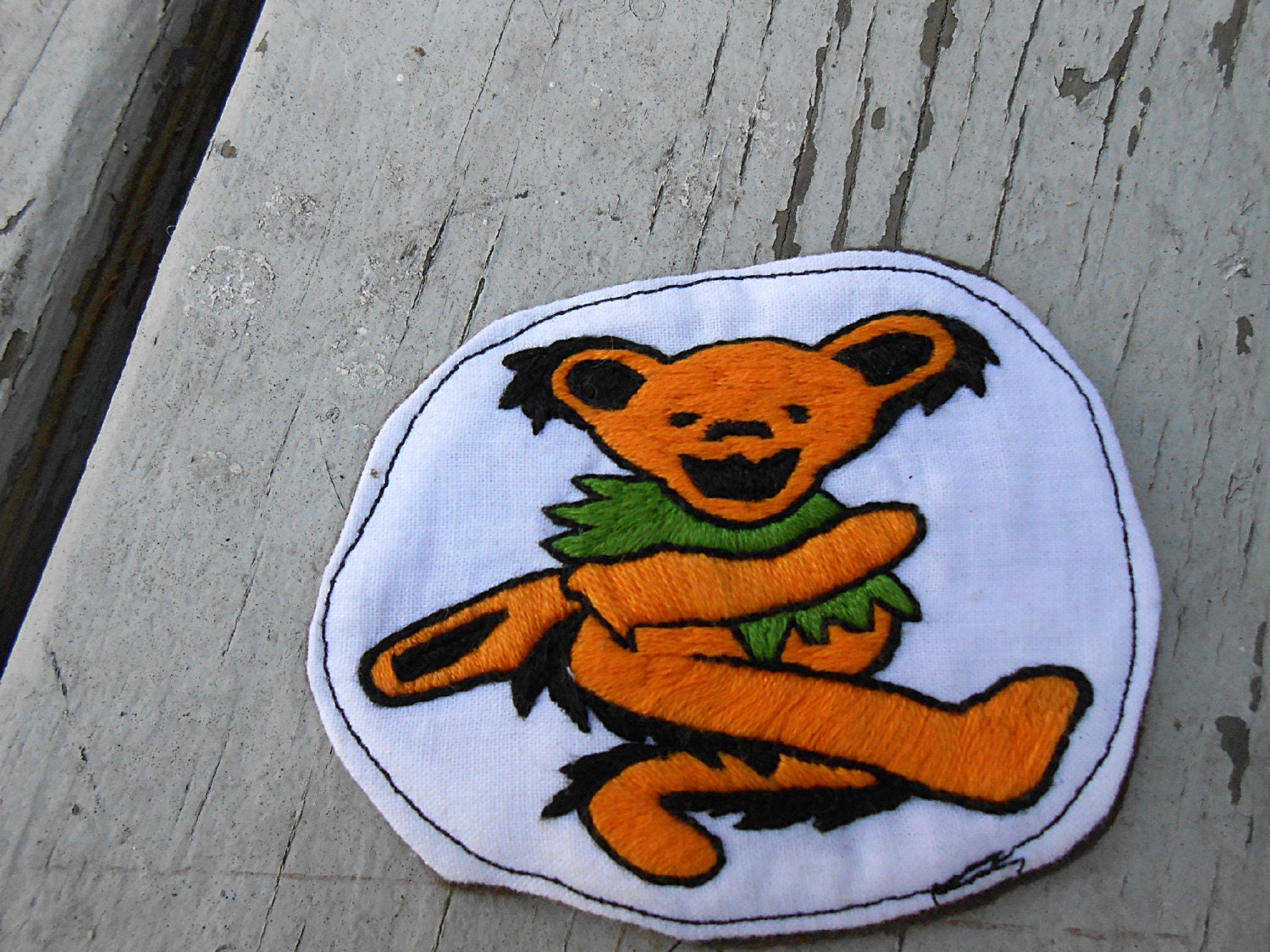 grateful dead orange bear