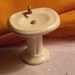 Dollhouse Sink - Doll House Victorian Style Sink - Ornate Stand - 1/12th Scale
