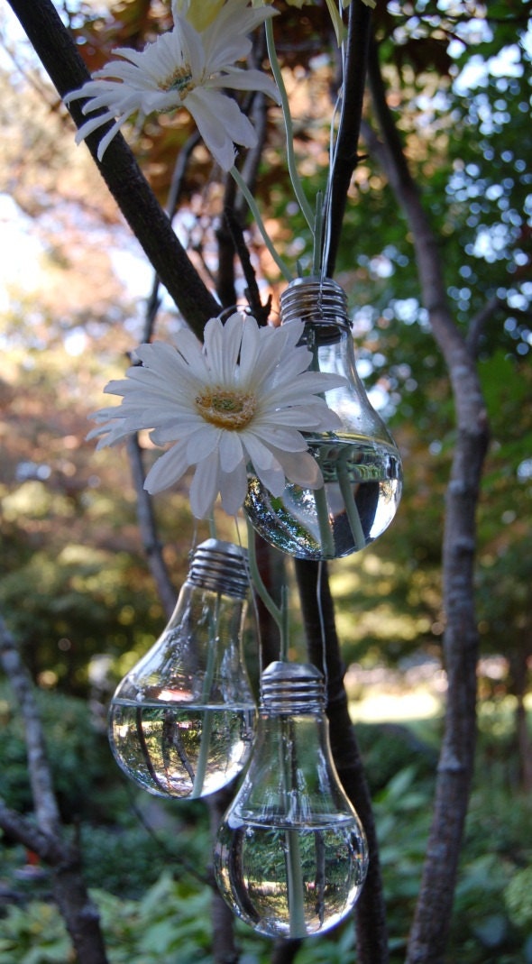 Vintage Vase from Recycled Light Bulb - ExclusiveDesignArt