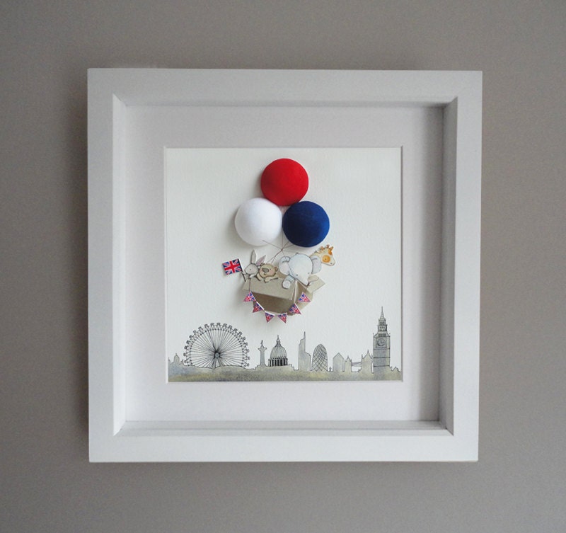 Nursery 3D Art for Baby Nursery / Childrens by DaisyandBumpArt