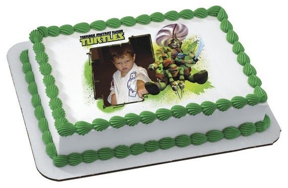 TMNT-Turtles Edible Image Cake Topper Il_570xn
