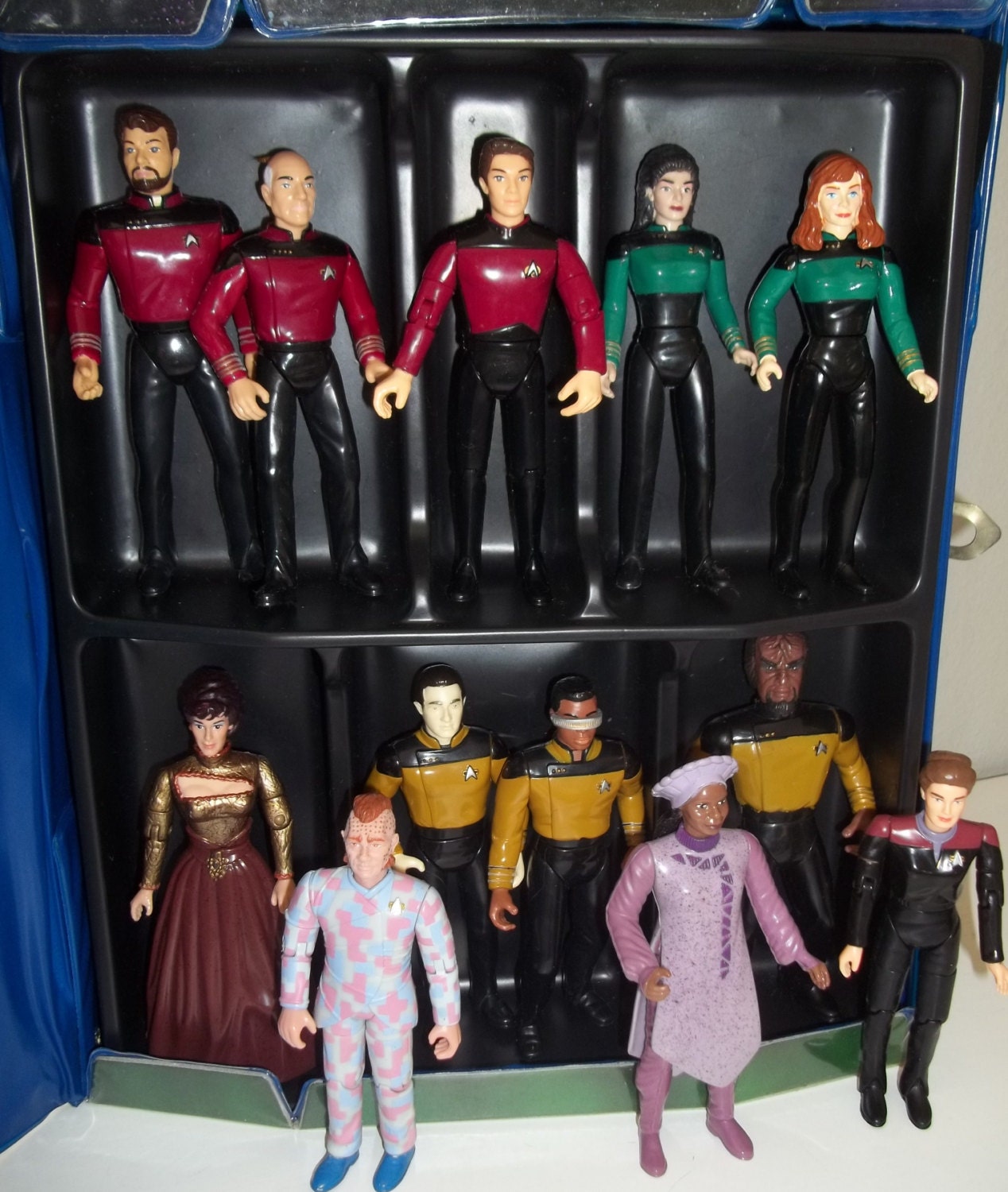 Playmates 12 Star Trek NEXT GENERATION Figures By RetroBeauties