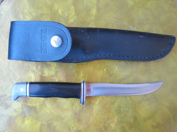 Vintage Buck 105 Pathfinder fixed blade knife by ElsasAttic